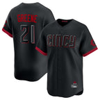 Johmsee C.Reds #21 Hunter Greene Player Black City Connect Home Limited Stitched Jerseys