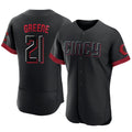 Johmsee C.Reds #21 Hunter Greene Player Black City Connect Limited Elite Home Stitched Jerseys