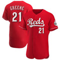 Johmsee C.Reds #21 Hunter Greene Player Red Limited Elite Home Stitched Jerseys