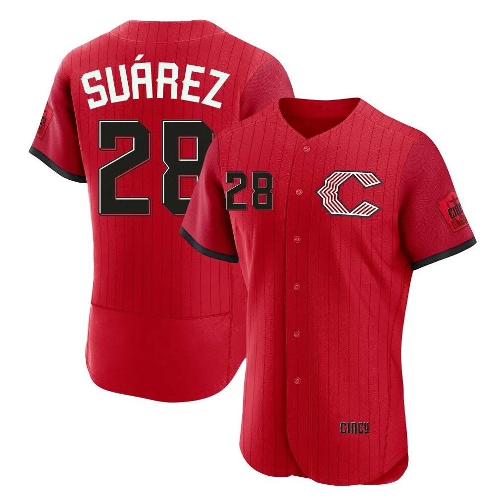 Johmsee C.Reds #28 Eugenio Suárez Player Red 2026 City Connect Limited Home Stitched Jerseys