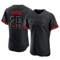 Johmsee C.Reds #29 TJ Friedl Player Black City Connect Limited Elite Home Stitched Jerseys