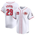 Johmsee C.Reds #29 TJ Friedl Player White Home Limited Stitched Jerseys