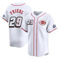 Johmsee C.Reds #29 TJ Friedl Player White Speedway Classic Home Limited Stitched Jerseys
