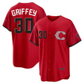 Johmsee C.Reds #30 Ken Griffey Player Red 2026 City Connect Home Game Stitched Jerseys