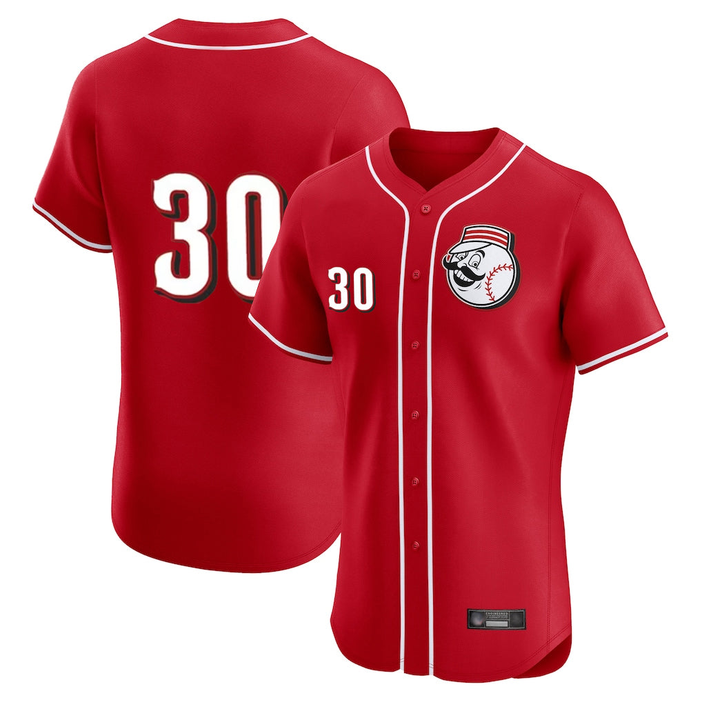 Johmsee C.Reds #30 Ken Griffey Player Red Limited Elite Home Game Stitched Jerseys