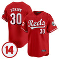 Johmsee C.Reds #30 Ken Griffey Player Red Vapor Premier Limited Home Stitched Jerseys