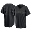 Johmsee C.Reds #35 Jose Trevino Player Black T-shirt Game Home Stitched Jerseys