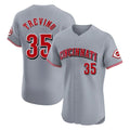 Johmsee C.Reds #35 Jose Trevino Player Gray Limited Elite Home Stitched Jerseys