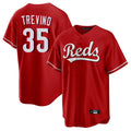 Johmsee C.Reds #35 Jose Trevino Player Red Home Game Stitched Jerseys