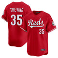 Johmsee C.Reds #35 Jose Trevino Player Red Home Limited Stitched Jerseys