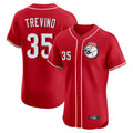 Johmsee C.Reds #35 Jose Trevino Player Red Limited Elite Home Game Stitched Jerseys