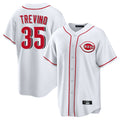 Johmsee C.Reds #35 Jose Trevino Player White Game Home Stitched Jerseys