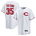 Johmsee C.Reds #35 Jose Trevino Player White Home Game Stitched Jerseys