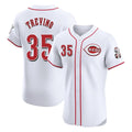 Johmsee C.Reds #35 Jose Trevino Player White Limited Elite Home Stitched Jerseys