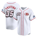 Johmsee C.Reds #35 Jose Trevino Player White Speedway Classic Home Limited Stitched Jerseys