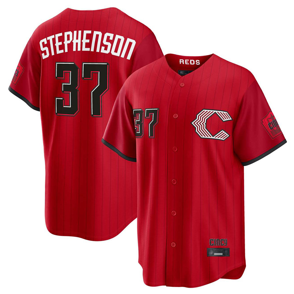 Johmsee C.Reds #37 Tyler Stephenson Player Red 2026 City Connect Home Game Stitched Jerseys