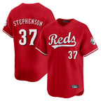 Johmsee C.Reds #37 Tyler Stephenson Player Red Home Limited Stitched Jerseys