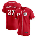 Johmsee C.Reds #37 Tyler Stephenson Player Red Limited Elite Home Game Stitched Jerseys
