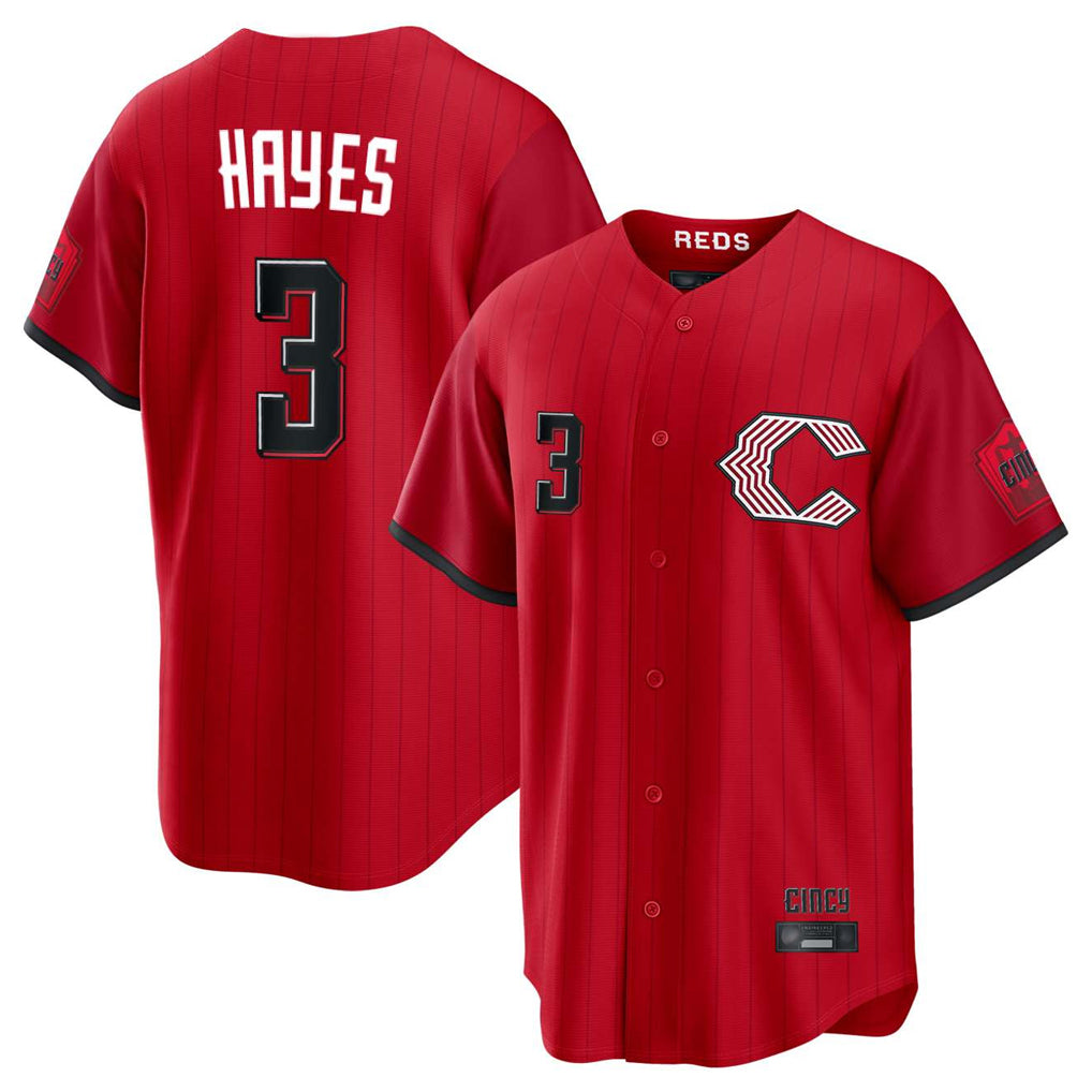 Johmsee C.Reds #3 Ke'Bryan Hayes Player Red 2026 City Connect Home Game Stitched Jerseys
