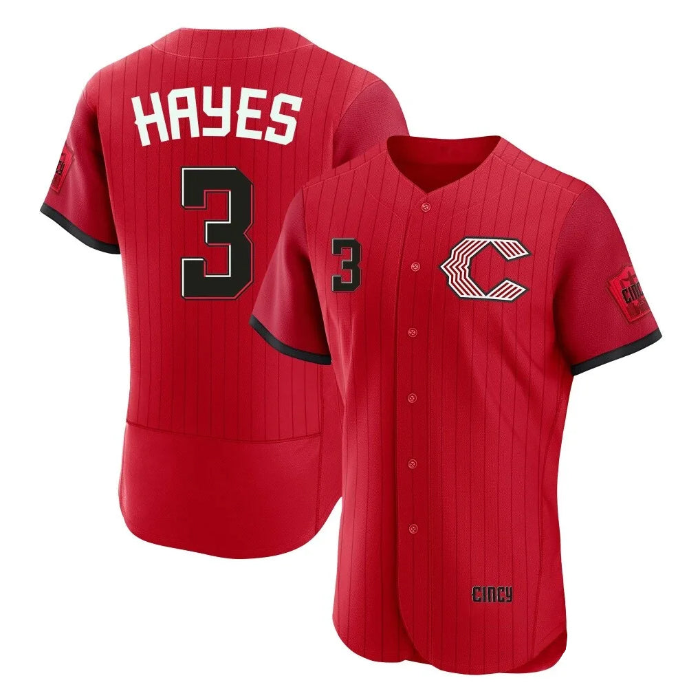 Johmsee C.Reds #3 Ke'Bryan Hayes Player Red 2026 City Connect Limited Elite Home Stitched Jerseys