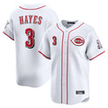 Johmsee C.Reds #3 Ke'Bryan Hayes Player White Home Limited Stitched Jerseys
