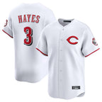 Johmsee C.Reds #3 Ke'Bryan Hayes Player White Limited Home Stitched Jerseys