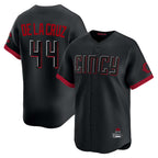 Johmsee C.Reds #44 Elly De La Cruz Player Black City Connect Home Limited Stitched Jerseys