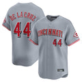 Johmsee C.Reds #44 Elly De La Cruz Player Gray Home Limited Stitched Jerseys