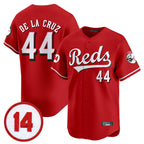 Johmsee C.Reds #44 Elly De La Cruz Player Red Vapor Premier Limited Home Stitched Jerseys