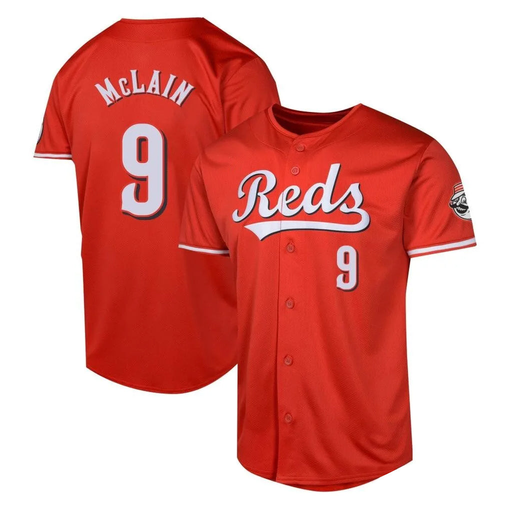 Johmsee C.Reds #9 Matt McLain Player Red 2026 City Connect Limited Home Stitched Jerseys