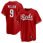 Johmsee C.Reds #9 Matt McLain Player Red Home Game Stitched Jerseys