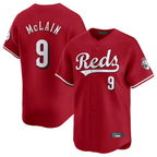 Johmsee C.Reds #9 Matt McLain Player Red Home Limited Stitched Jerseys