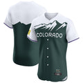 Johmsee C.Rockies Green City Connect Limited Elite Home Blank Player Stitched Jerseys
