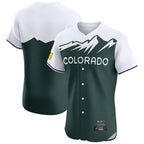 Johmsee C.Rockies Green City Connect Limited Elite Home Blank Player Stitched Jerseys