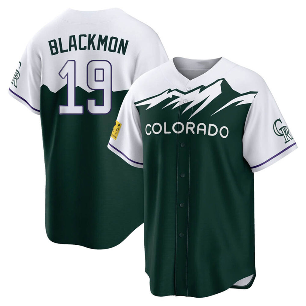 Johmsee C.Rockies #19 Charlie Blackmon Player Green City Connect Home Game Stitched Jerseys