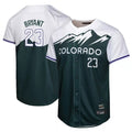 Johmsee C.Rockies #23 Kris Bryant Player Green City Connect Limited Home Game Stitched Jerseys