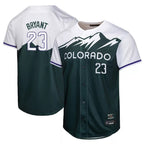 Johmsee C.Rockies #23 Kris Bryant Player Green City Connect Limited Home Game Stitched Jerseys