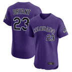Johmsee C.Rockies #23 Kris Bryant Player Purple Limited Elite Home Stitched Jerseys
