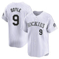 Johmsee C.Rockies #9 Brenton Doyle Player White Limited Home Stitched Jerseys