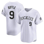 Johmsee C.Rockies #9 Brenton Doyle Player White Limited Home Stitched Jerseys