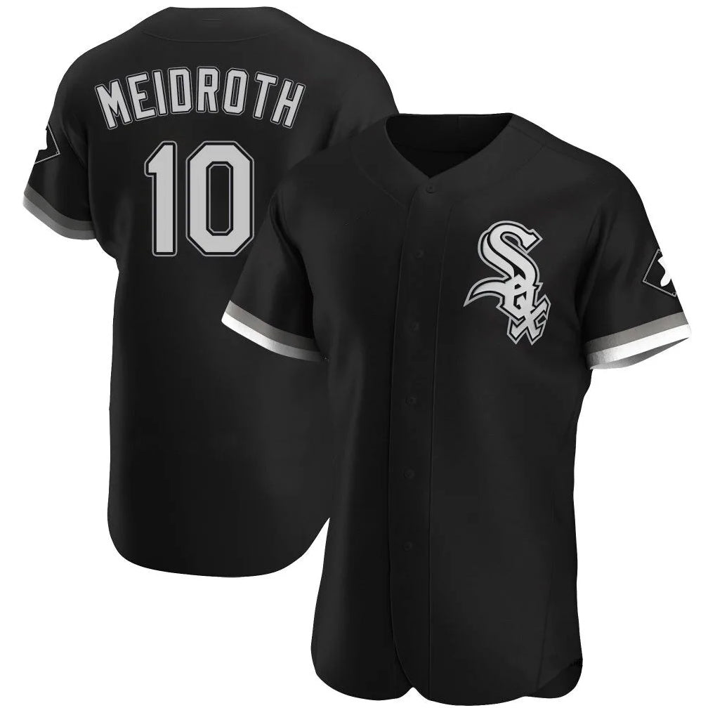 Johmsee C.White Sox #10 Chase Meidroth Player Black Limited Elite Home Stitched Jerseys