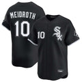 Johmsee C.White Sox #10 Chase Meidroth Player Black Limited Home Stitched Jerseys