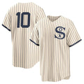 Johmsee C.White Sox #10 Chase Meidroth Player Cream Field of Dreams Home Game Stitched Jerseys