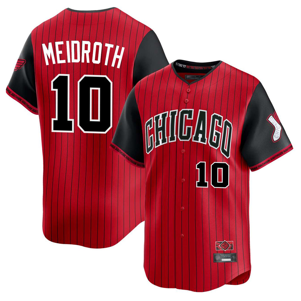 Johmsee C.White Sox #10 Chase Meidroth Player Red City Connect Limited Home Stitched Jerseys