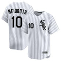 Johmsee C.White Sox #10 Chase Meidroth Player White Stripe Limited Home Stitched Jerseys