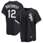 Johmsee C.White Sox #12 Colson Montgomery Player Black Home Game Stitched Jerseys