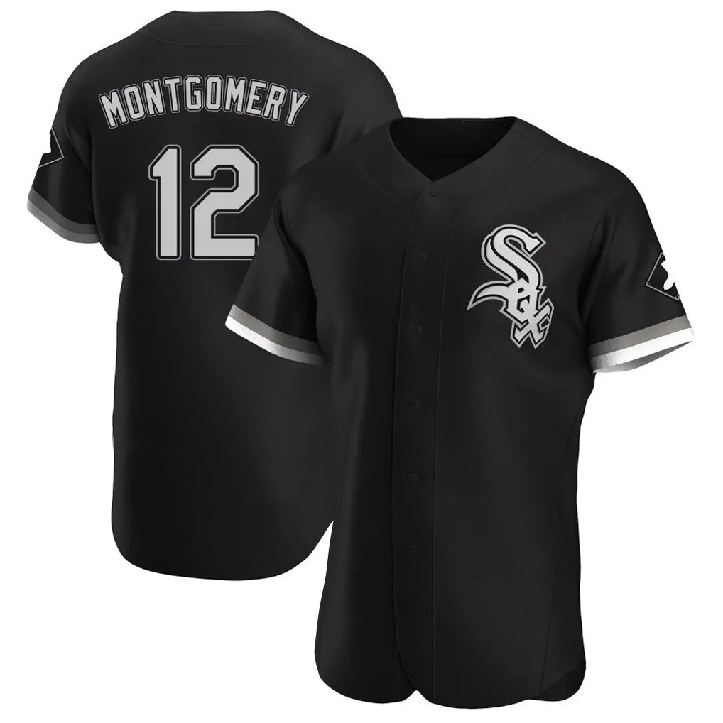 Johmsee C.White Sox #12 Colson Montgomery Player Black Limited Elite Home Stitched Jerseys