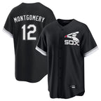 Johmsee C.White Sox #12 Colson Montgomery Player Black Spring Training Game Stitched Jerseys