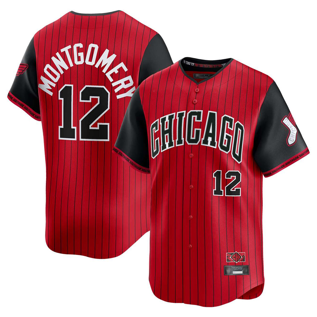 Johmsee C.White Sox #12 Colson Montgomery Player Red City Connect Limited Home Stitched Jerseys