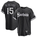 Johmsee C.White Sox #15 Sean Newcomb Player Black City Connect Home Game Stitched Jerseys